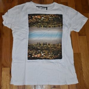Zara Man City SkyLine Graphic T-shirt